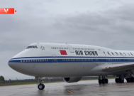 习近平主席乘专机抵达莫斯科|界面新闻 · 快讯